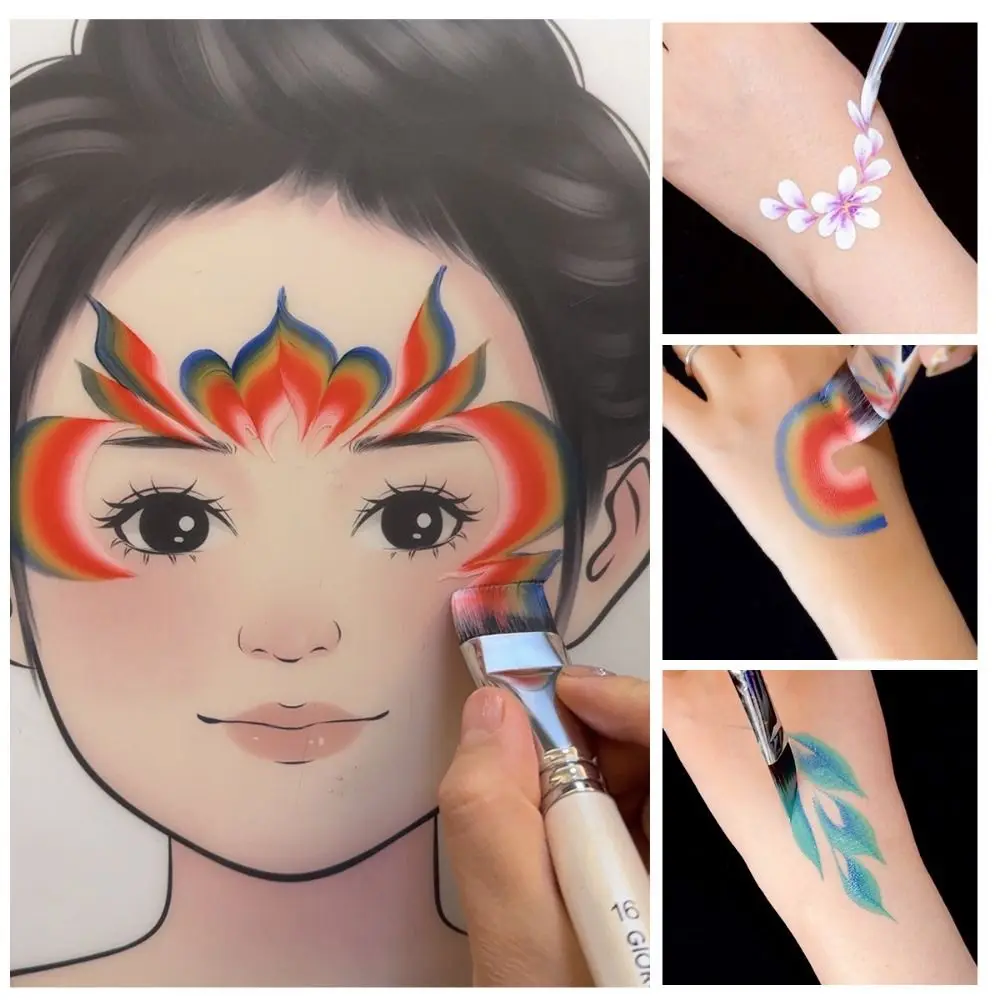 Body Pinting Face Body Art Paint Professional Multifunctional Drawing Art Pen Durable Portable Oil Painting Brushes for Kids