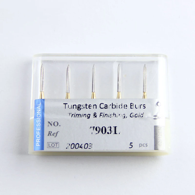 Dental-Hartmetallbohrer mit Wolfram-Finish, FG 7714, Kegel mit flachem Ende, Zahnheilkunde, Schleifbohrer, hohe Geschwindigkeit zum Trimmen von Zahnärzte, Werkzeugen – Detail 14