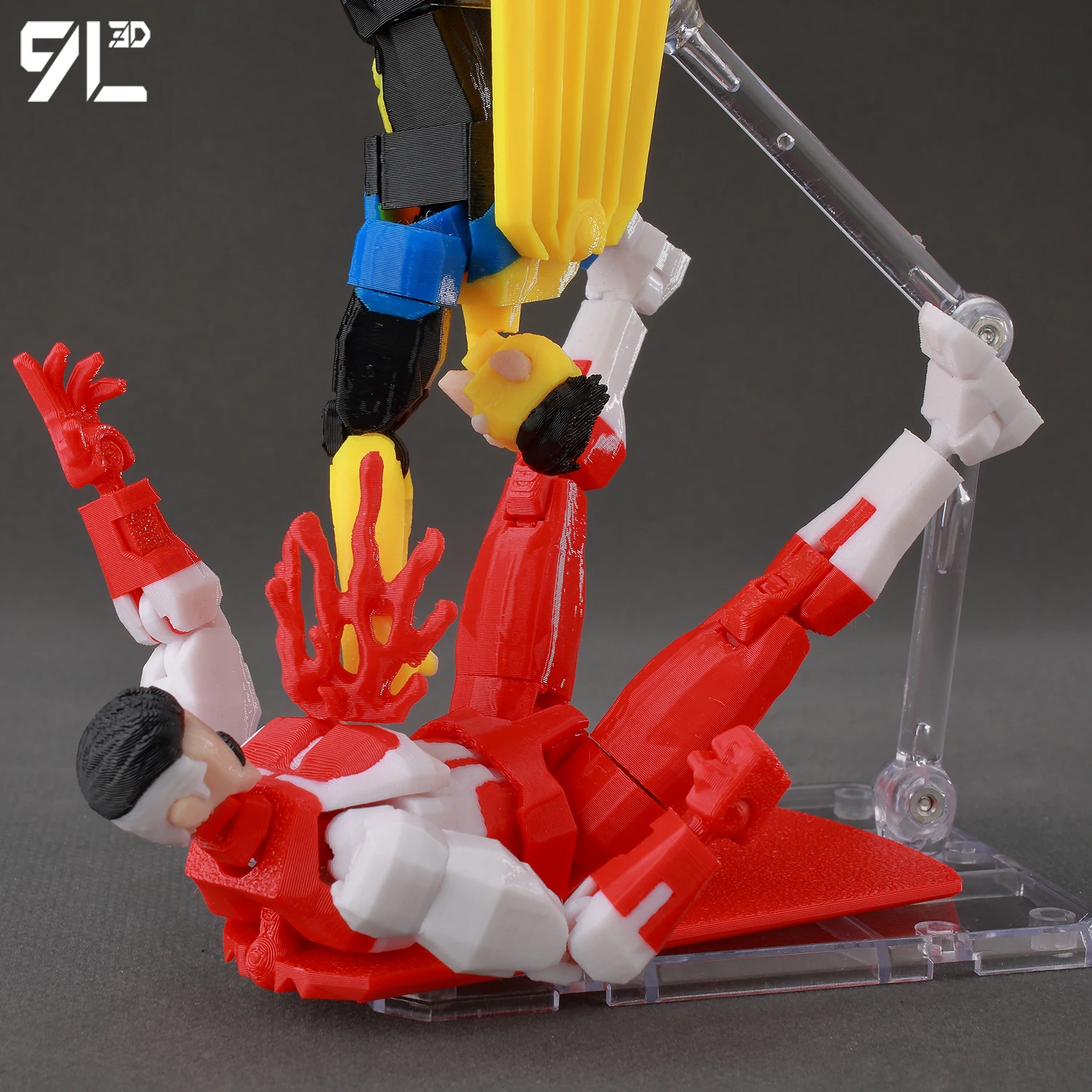 【中古】 Shapeshifters Invincible 9L3D Printed Superheroes Invincible 2.0 Anime Multi-Jointed