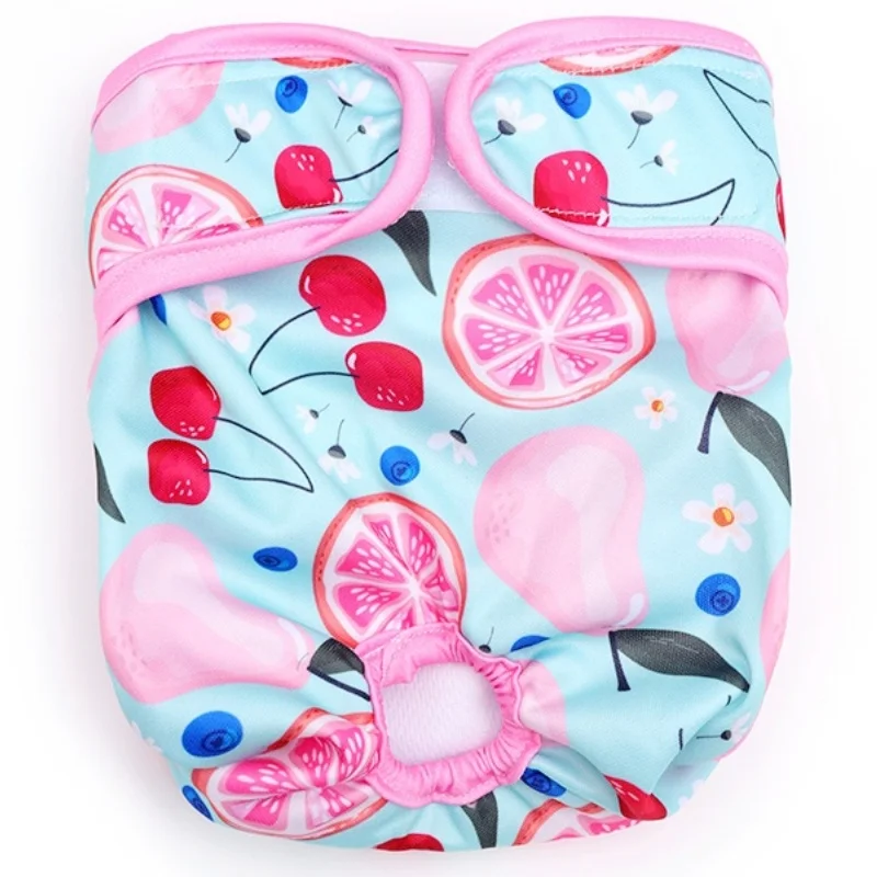 Pañales lavables para perras Braguitas reutilizables para perros Pantalones de seguridad fisiológica para la menstruación Pañales ajustables para gatos Suministros para mascotas