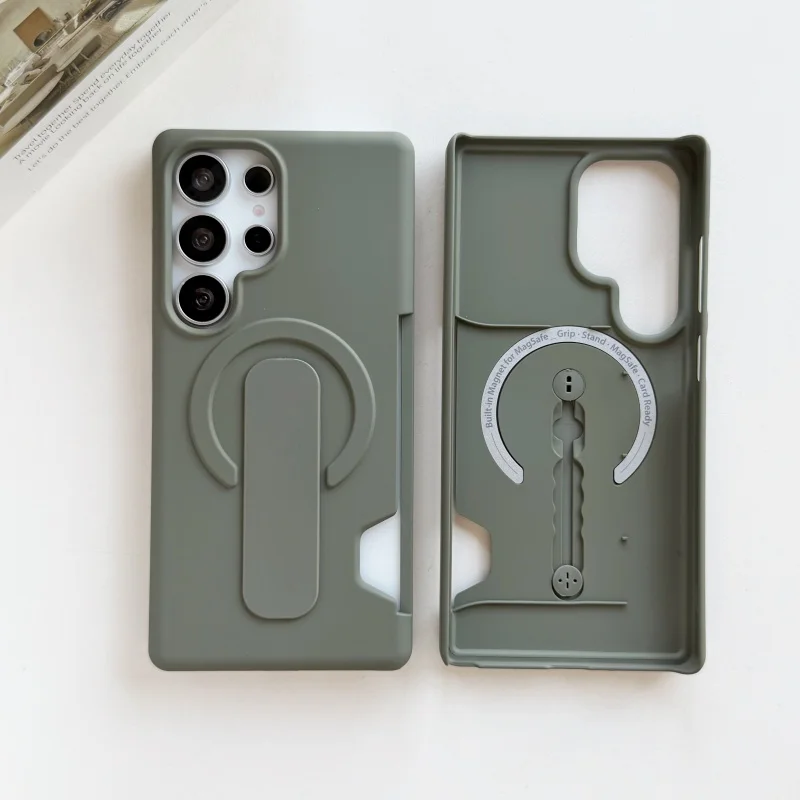 MagSafe Magnetic Credit Card Holder with Silicone Grip Cover
