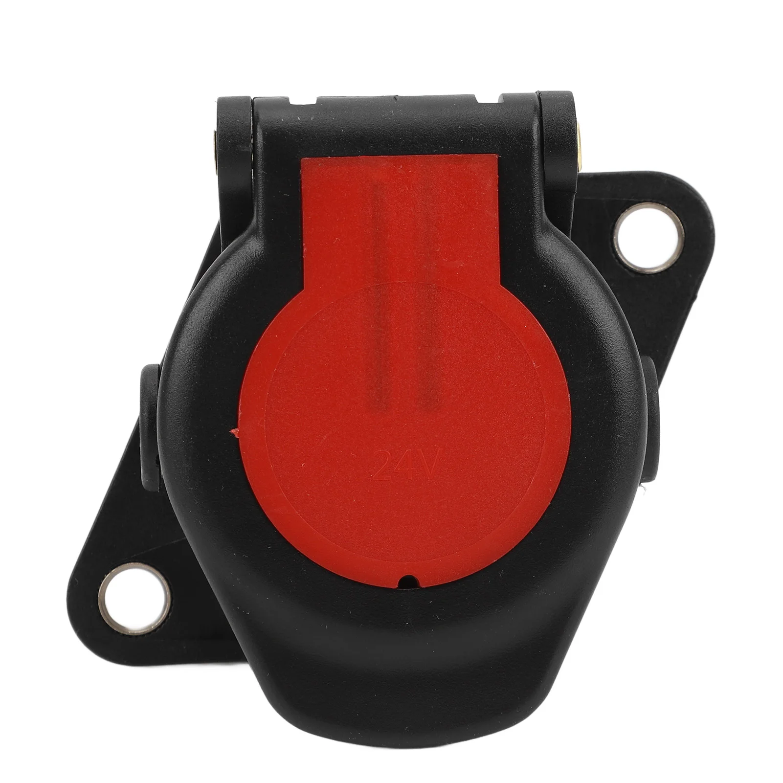 24V 15pin Trailer Connector Adapter Stable Performance for Boat RV Trailer Connector Socket Adapter Plug Socket