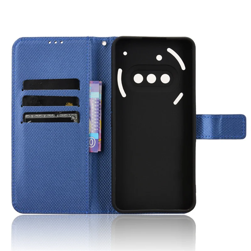 Elegant Flip Diamond Wallet Case with Anti-Drop Stand and Full Protection