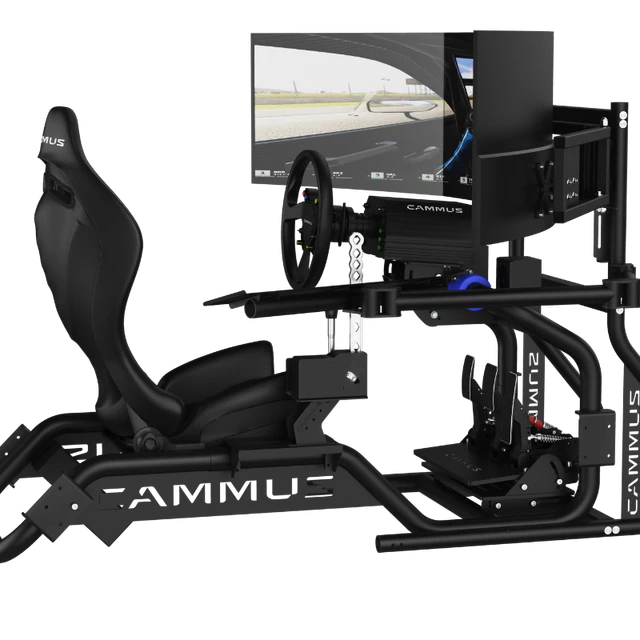 Simulateur de conduite de voiture de jeu réglable, simulateur de siège de  course avec support de levier de vitesse, conception pliante, 3D -  AliExpress