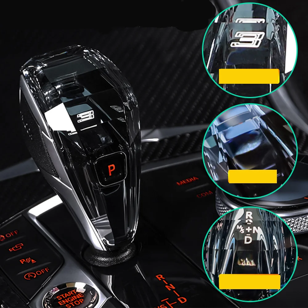 Auto Crystal Gear Shift Knob For BMW 3/4/57 Series F10 G30 X3 X5 Series