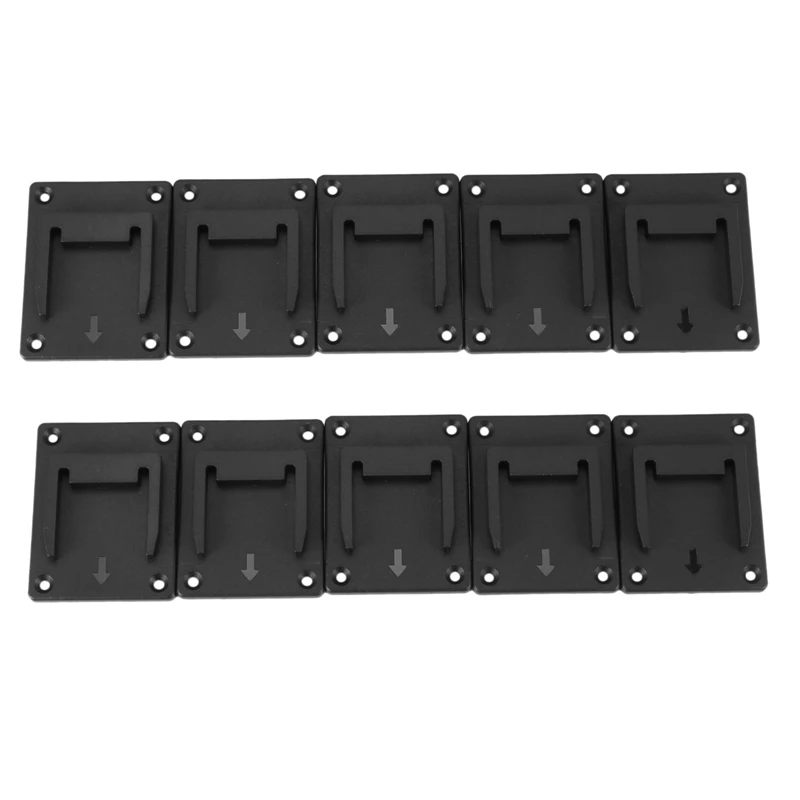 

40Pcs Machine Holder Wall Mount Storage Bracket Fixing Devices For Makita 18V Electric Tool Battery Tools Black