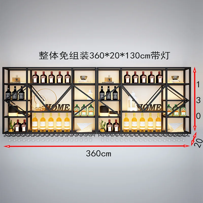 Restaurant Equipment Shelves Furniture To Assemble Coffe Bar Organizer Cabinet Liquor Kitchen Storage & Organization Drinks Shop