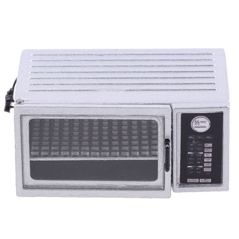 

1/12 миниатюрный кукольный домик, микроволновая печь, кукольная мини-еда, игрушечные аксессуары