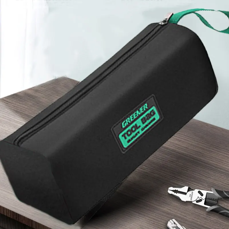 Borsa per attrezzi da elettricista più verde borsa portatile portatile multifunzionale resistente e durevole Oxford addensata per la lavorazione del legno 1 pz