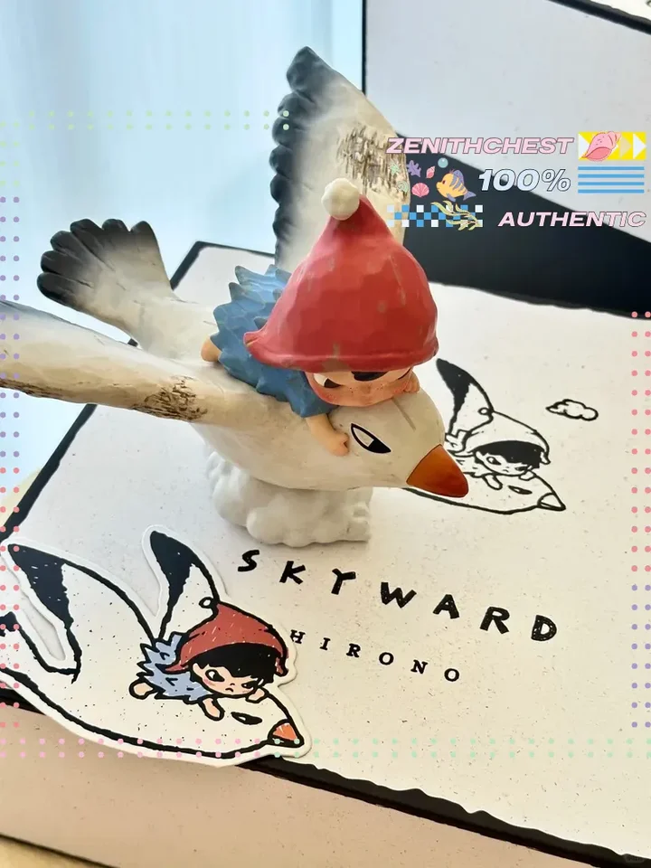 POP MART Hirono Skyward Series Anime Action Figure Ornament