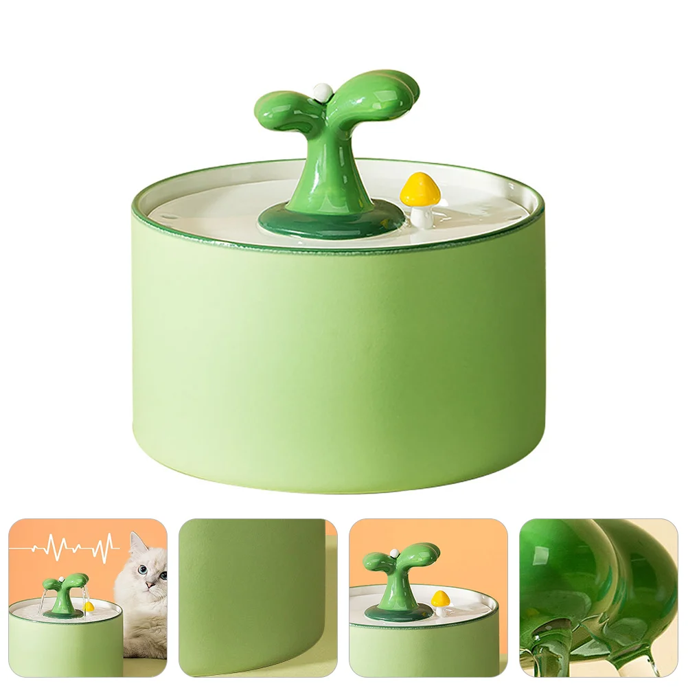 

Water Dispenser Cat and Dog Drinking Fountain Vessel Tools Ceramic Ceramics Pet Supplies