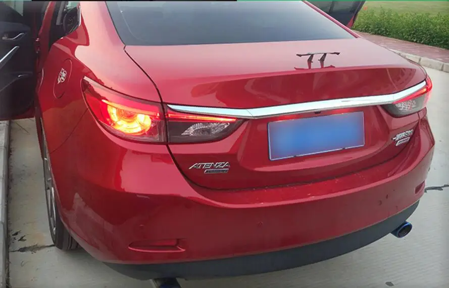 

Задний фонарь для Mazda 6, задний фонарь для седан, 2014 ~ 2016 Mazda6 Atenza, оригинальный дизайн, светодиодный задний фонарь, 1 комплект