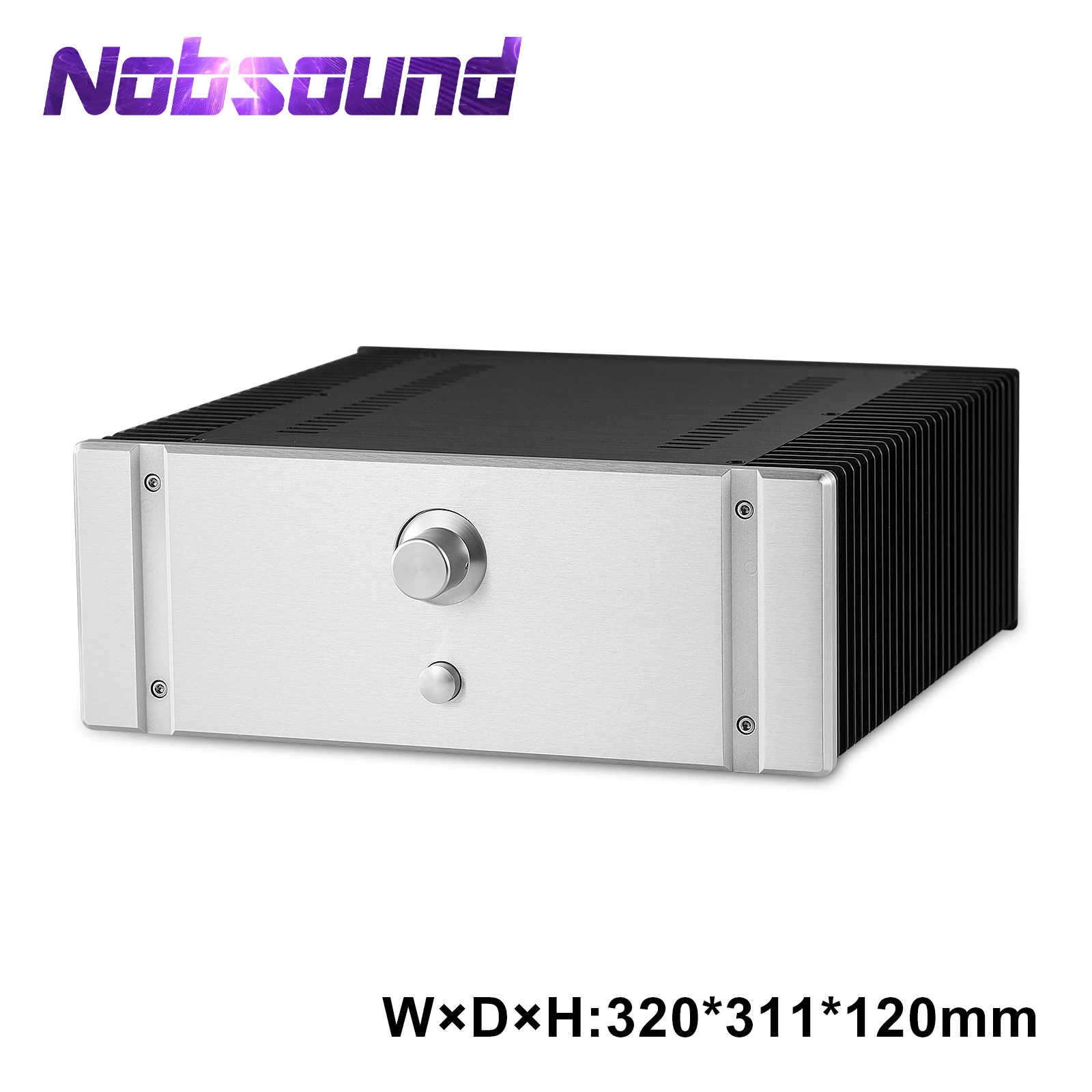 Nobsound Hifi Aluminum Chassis Power Amplifier Case Enclosure Dac