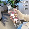 Hello Kitty Niche Cup High Value Cute Water Cup 500ML Transparent Animation Cartoon Printing Internet Celebrity Custom Wholesale 5