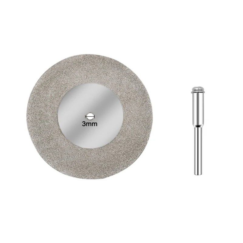 

50/60mm Diamond Cutting Disc Grinding Wheel Saw Circular with 3mm Shank Drill Bit Rotary Tool