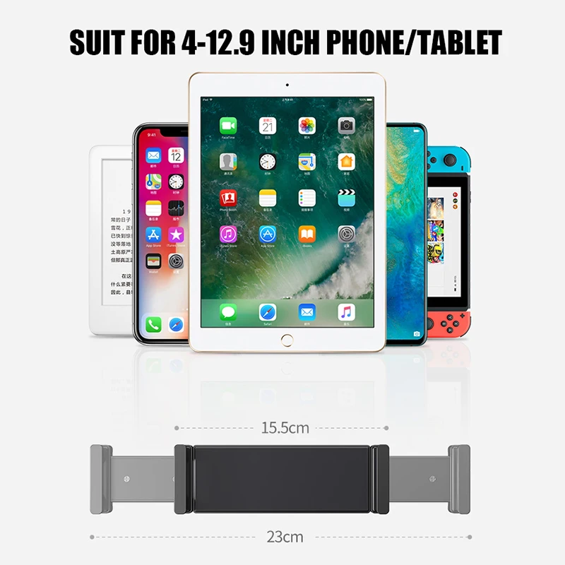 Escalável Piso Flexível Braço Tablet Phone Stand Titular Suporte para Xiaomi Ipad Pro12.9 Espreguiçadeira Cama Suporte de Montagem - Imagem 2