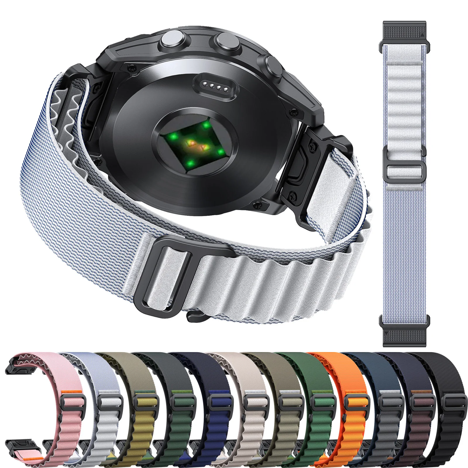 Nylon Quick Fit Loop Band - Durable and Versatile 22mm/26mm Strap