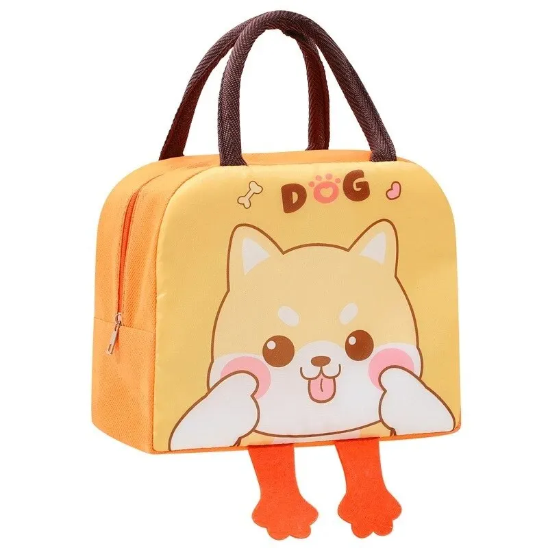 Shiba Inu Outdoor Picnic Portable Portable Lunch Bag with Rice Insulated Lunch Box Bag 6