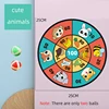Montessori Dart Board Target Sports Game Toys For Children 4 To 6 Years Old Outdoor Toy Child Indoor Girls Sticky Ball Boys Gift 3