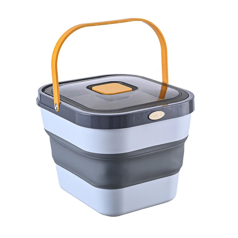 

2023 New Foldable Chicken Feed Rice Storage Bins One-Button Opening Efficient Convenient