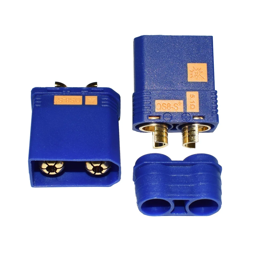 Connecteur QS8 mâle et femelle, connecteurs Anti-étincelle Qs8 à courant élevé, Application avec chargeur de batterie, jouets télécommandés, Drone – Image 4