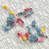120pcs N Scale 1:87 All Seated Passenger People Sitting Figures 6 Different Poses Passengers Model Train Layout DIY Decoration 2