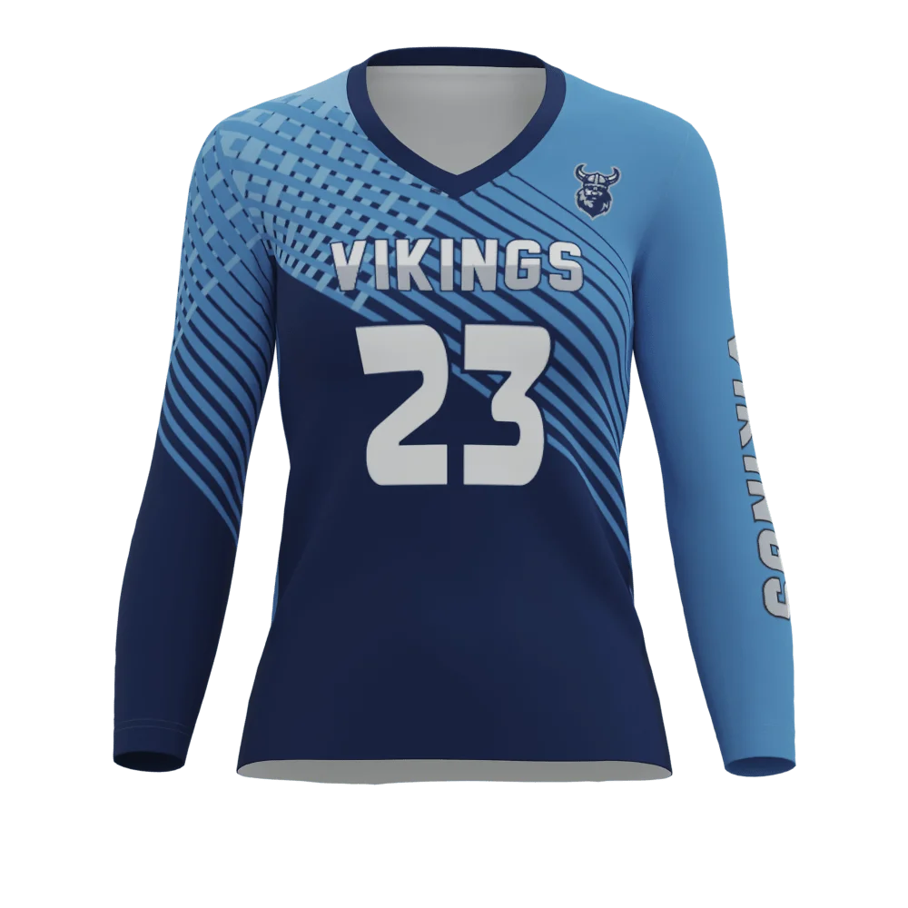 Women Volleyball Jerseys Professional Sportwear Suit School Team Uniforms Youth Volleyball Long Sleeve Training Kits