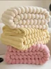 Thickened Striped Warm Blanket Winter Autumn Warm Blankets Soft Coral Fleece Sofa Bed Throw Blankets Winter Office Nap Blanket 1
