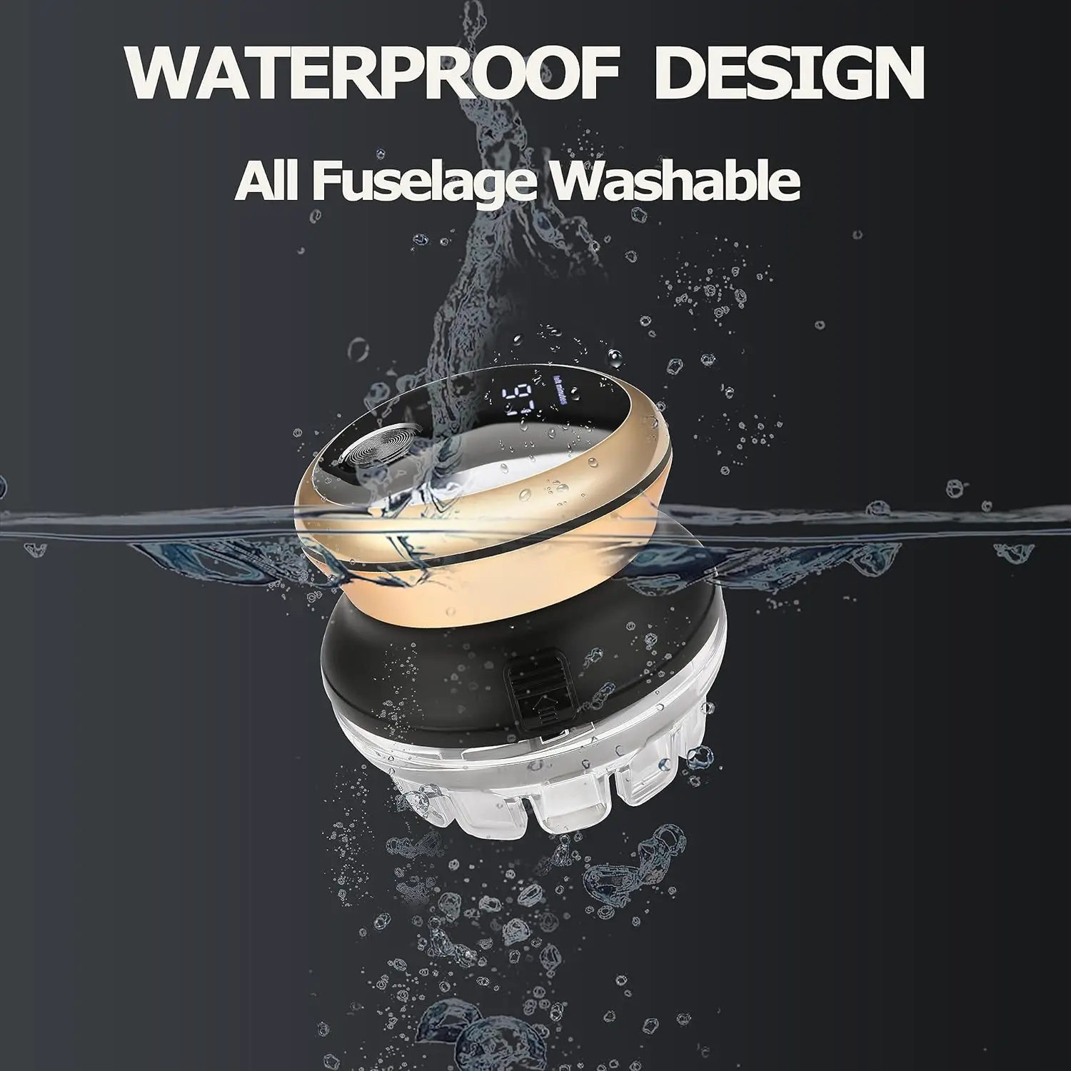 Kemei 887 UFO electric even cut rotary hair trimmer for men washable shortcut kit rechargeable hair clipper machine self-haircut