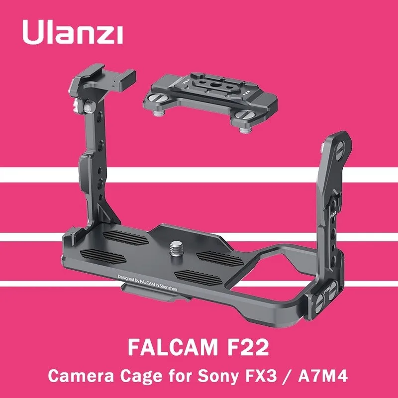 

Ulanzi Falcam F22 F38 Camera Cage for Sony FX3 A7M4 Camera Protective Housing Frame with Cold Shoe 1/4 Screw