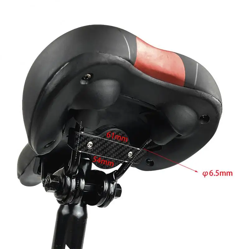 

For AirTag Bike Seat Mount-Road Plastic Holder Carbon Fiber Style Film Mountain Bike Seat For Airtag Case