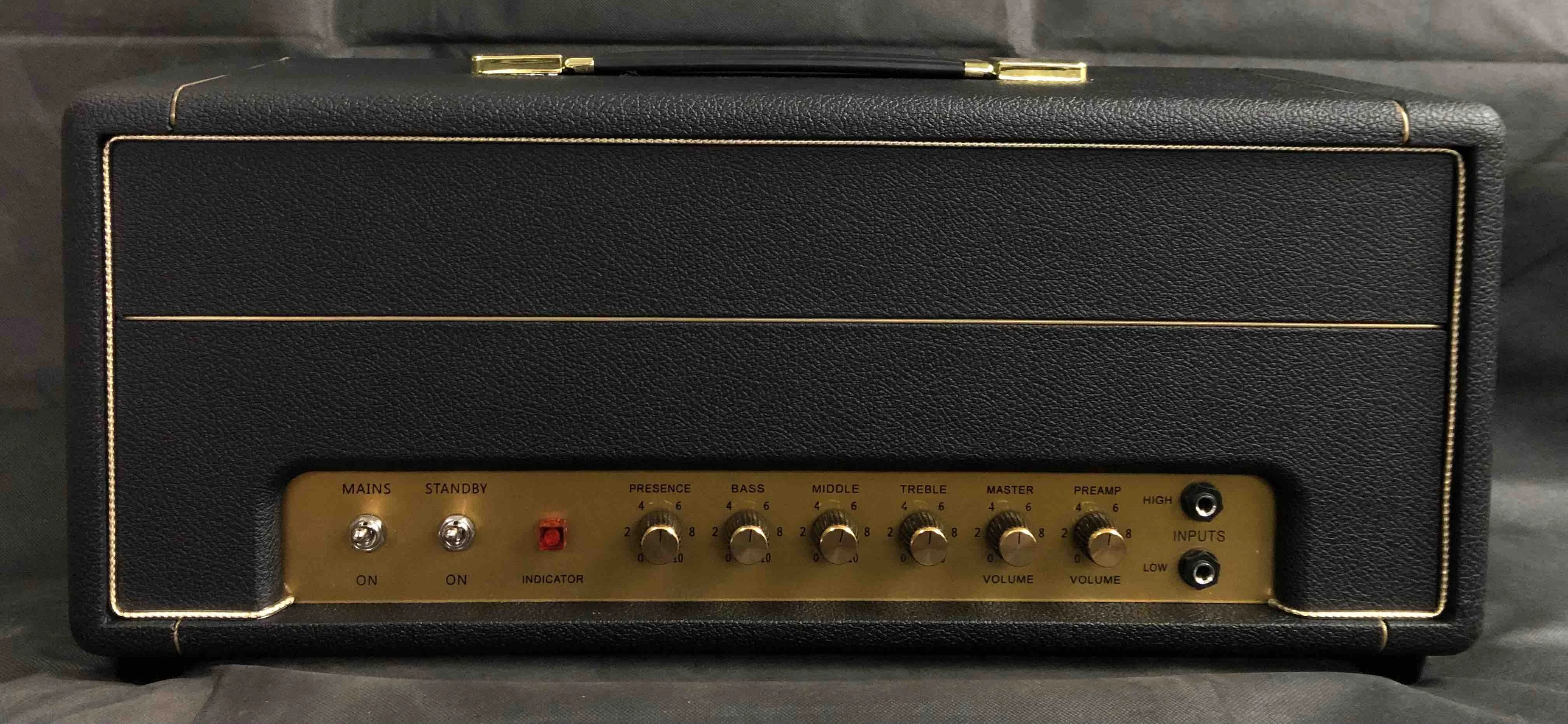 カスタムグランド2204 JCM800 handwiredギターアンプヘッド50ワット黒 