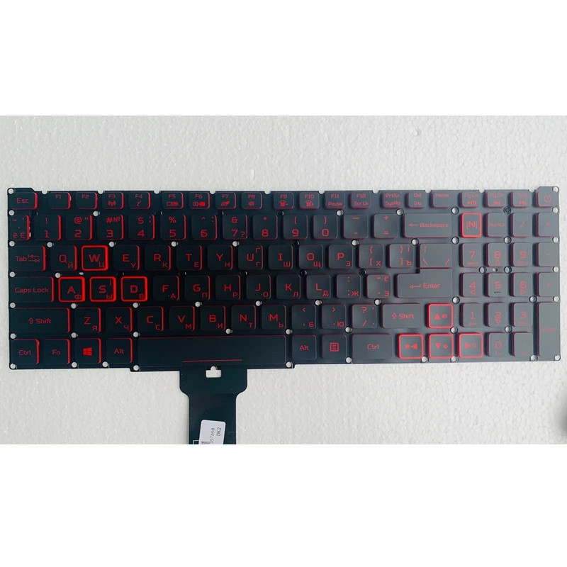 Teclado para Acer Nitro An51554 An51543 An515-44 An517-51 52 N17 N17pg0-k1 N715-51 52 N20c2 An515-55 us ru ar - Imagem 3