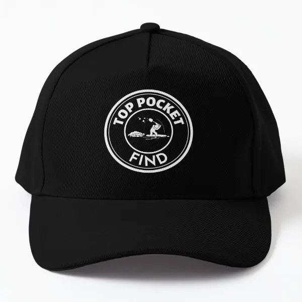 

Merchhaus Top Pocket Find 4 Black Wh Baseball Cap Hat Boys Printed Sport Mens Women Black Summer Czapka Outdoor Casquette