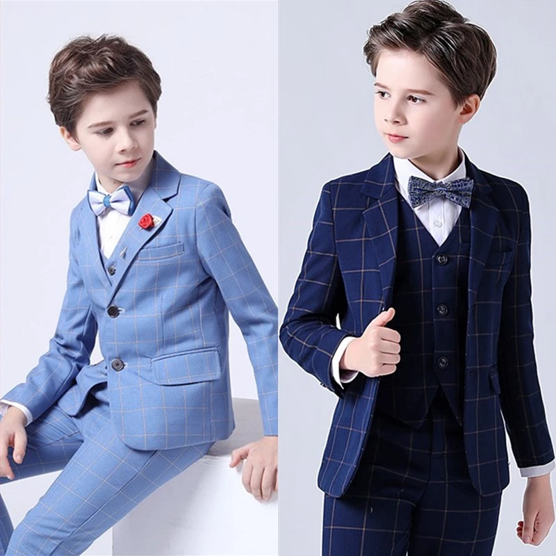 Gentleman Dress Suit Children Party Performance Costume Dress Coat