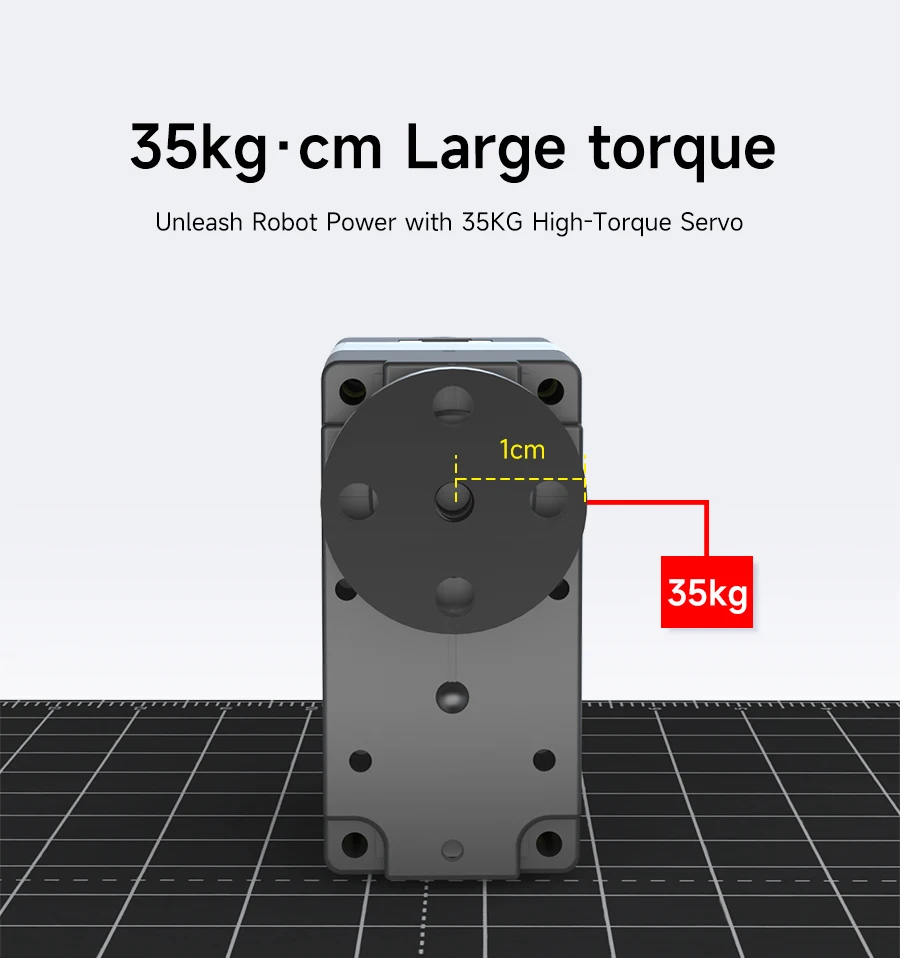 Servo großes Drehmoment 35kg Metall getriebe digitale Servos 270 ° für RC Autozubehör Fernbedienung Spielzeug auto Roboter Arm bionischer Roboter – Detail 8