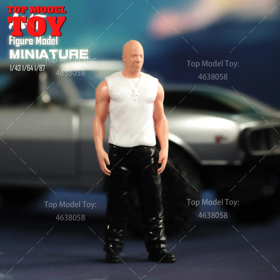 RoofWorld 1/64 Scale Miniature Figures - Paul Walker, Vin Diesel, Han, Gal Gadot For Car Displays - View #7
