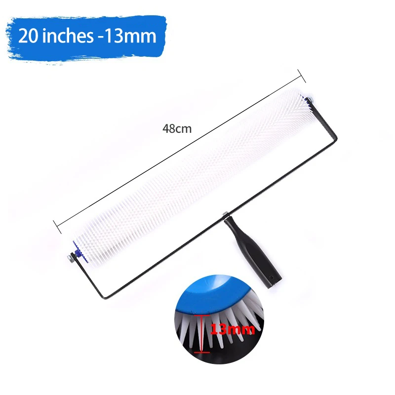 Description Picture 2 of item20inch Epoxy Floor Construction Defoaming And  Needle Punching And Deflation Drum Brush Self-Leveling Cement Special Tool