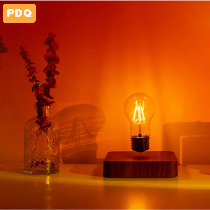 

Magnetic Levitation Lamp Creativity Night Light Floating LED Bulb for Birthday Gift Table Lamp Room Home Decoration Light