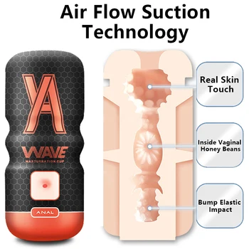 Male Masturbator Cup Soft Pussy Sex Toys Vibrator Realistic Vagina for Men Silicone Pocket Pussy Mens Masturbation Sex Products 4