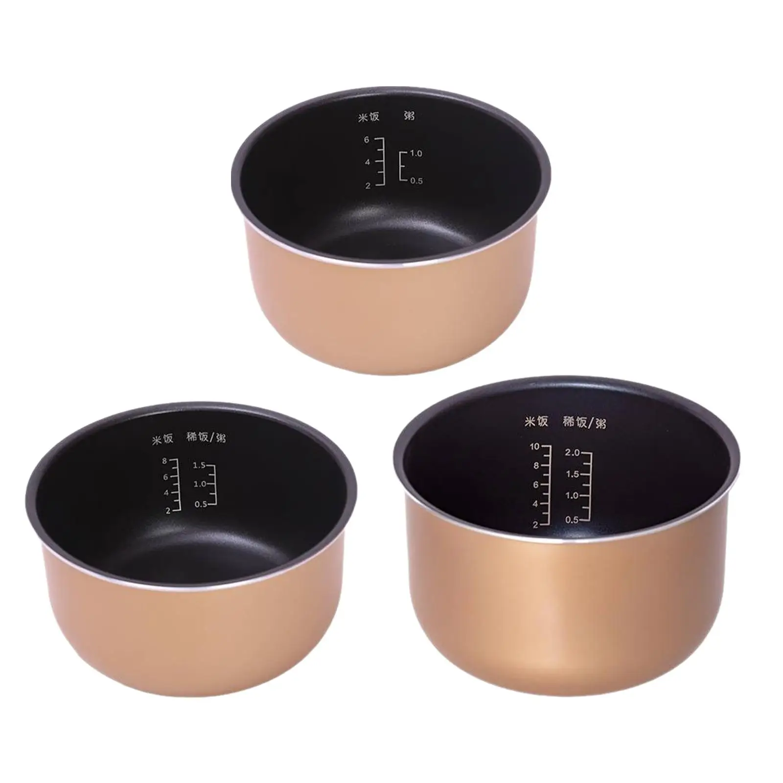 

Вкладыш для рисоварки, многофункциональная простая в использовании кухонная утварь, утолщенная многоразовая посуда для ресторана, бытовое приготовление каши