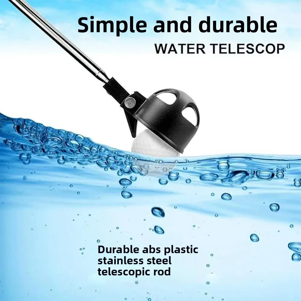 Retractable Golf Ball Retriever – Stainless Steel Pickup Tool 6