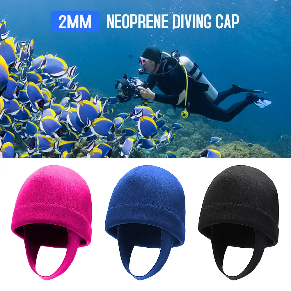Swimming Cap Swimming Headband Scuba Diving Hood 2mm Neoprene