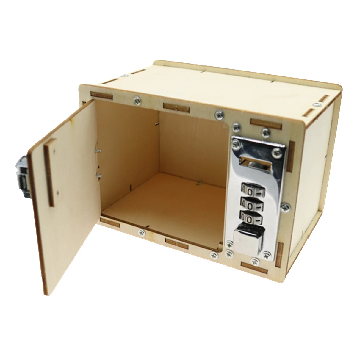 

Childrens Childrens Toy Mechanical Lockbox Kids Educational Tool Wood Password Cases Wooden