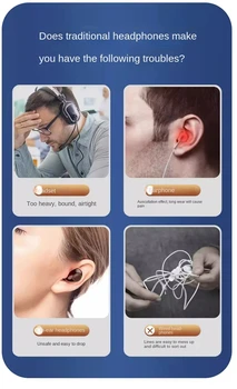 Xiaomi Bone Conduction Neckband Wireless Headphones Bluetooth Headphones Sports Over-Ear Stereo Earbuds with Microphone 2