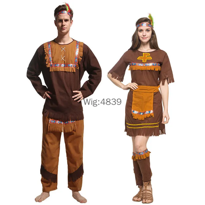 Sywiyi Disfraz De India Para Mujer Con Borlas Y Mangas | Vestido De Ante Para Halloween, Carnaval Y Fiestas Del Oeste | Tallas S A 4XL