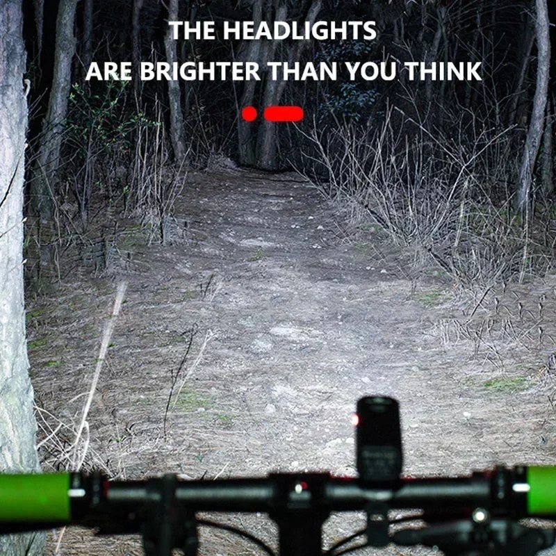 Cycling Light Super Bright Bicycle Front Light Rechargeable Bike Headlight Water