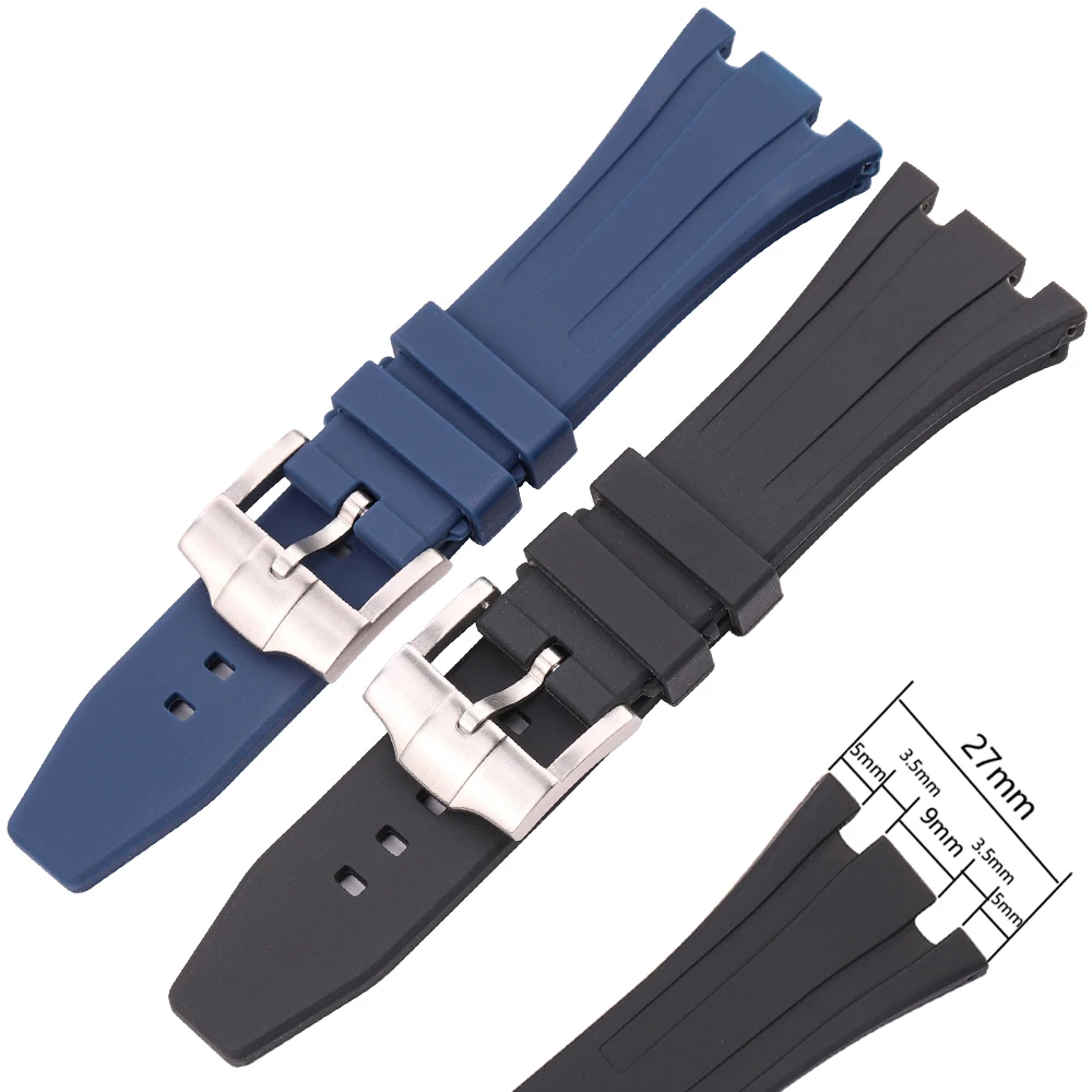 Unique Elegance Rubber 26 mm Replacement Watch Strap 1547_K0033389 main image 0