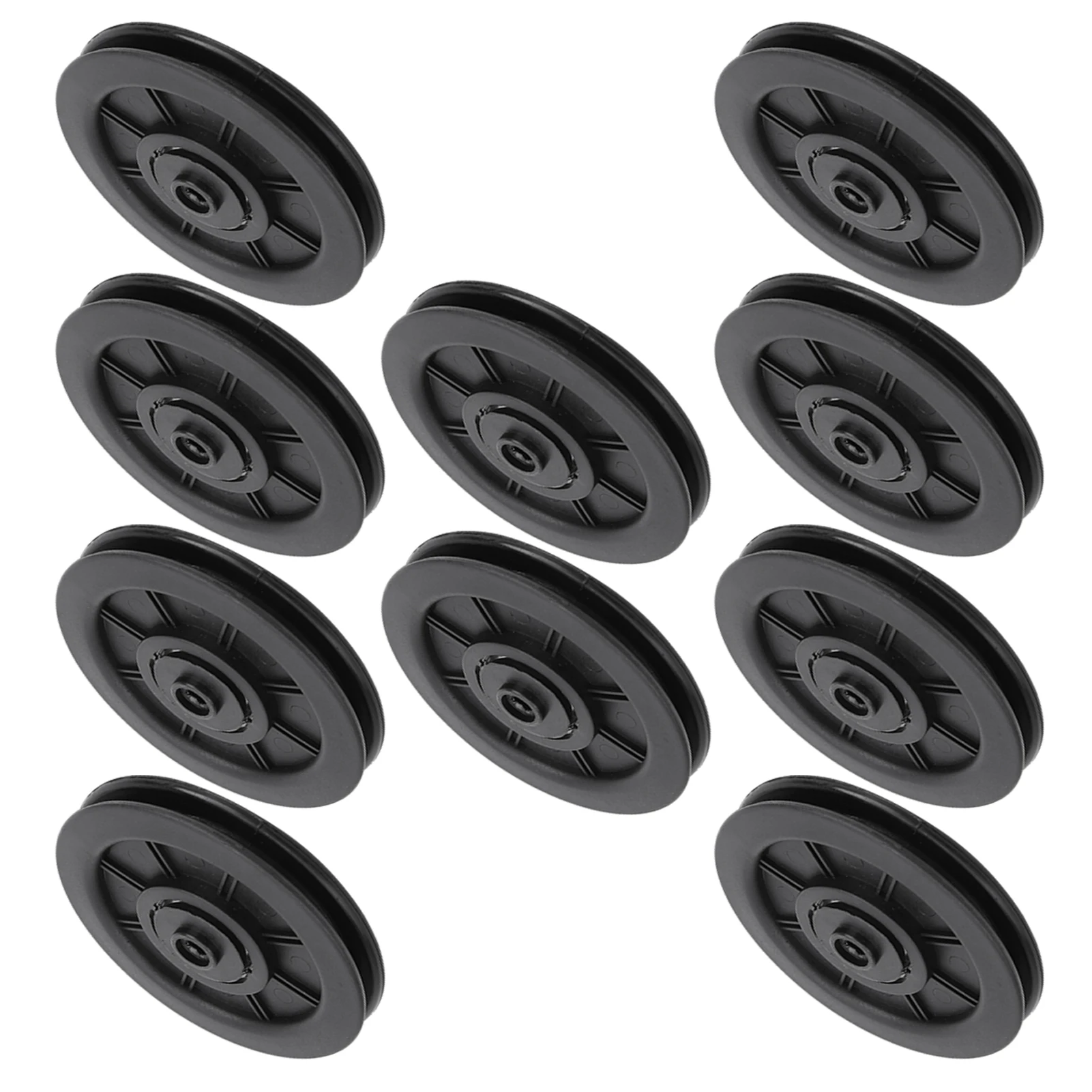 10pcs 75mm 90mm 95mm 100MM 115mm universal bearing pulley wheel cable gym equipment part wearproof tool fitness equipment