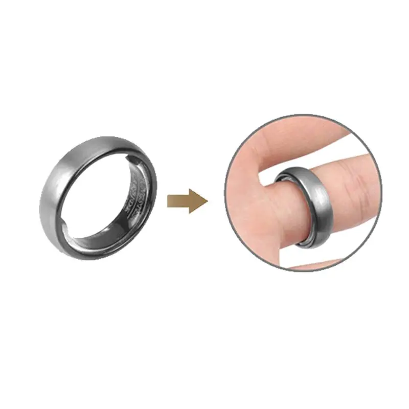 Creative Clear Ring Adjuster Invisible Transparent Jewelry Guard Spacer Fitter Adjustable Ring Size for Men Women's 53CA